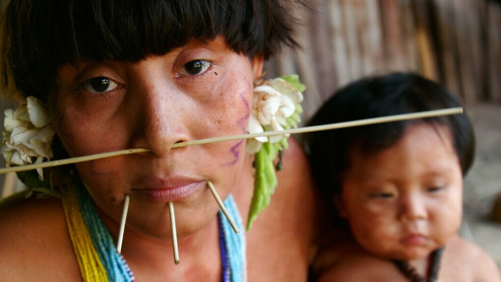 Miembros de la tribu Yanomami