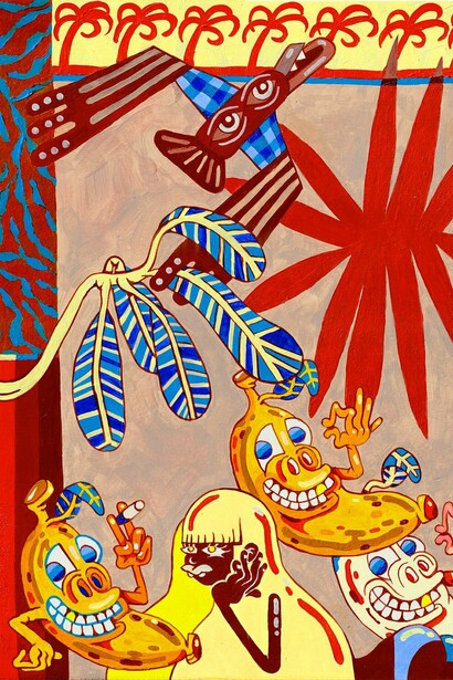 Yok & Sheryo, Banana Friends (detail). Courtesy of the artist and Harman Projects