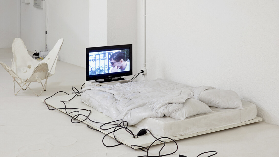 Mélanie Matranga. Vue de l’exposition A perspective, somehow, Karma International, Zurich, 2015. Photo: Gunnar Meier. Courtesy Karma International et Mélanie Matranga