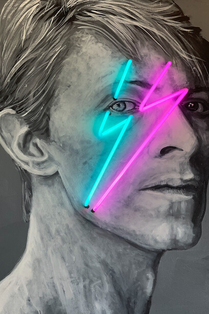 Bowie, 48 x 48 x4