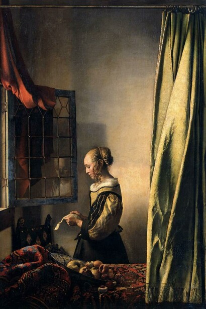 Johannes Vermeer, Girl Reading a Letter at an Open Window (1657)