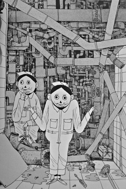 "Spa", graphic novel di Erik Svetoft. Fig. 5. "Spa" è un romanzo grafico corale che vorrebbe far riflettere i lettori e che ci riesce benissimo, servendosi di un linguaggio figurato ma immediatamente comprensibile