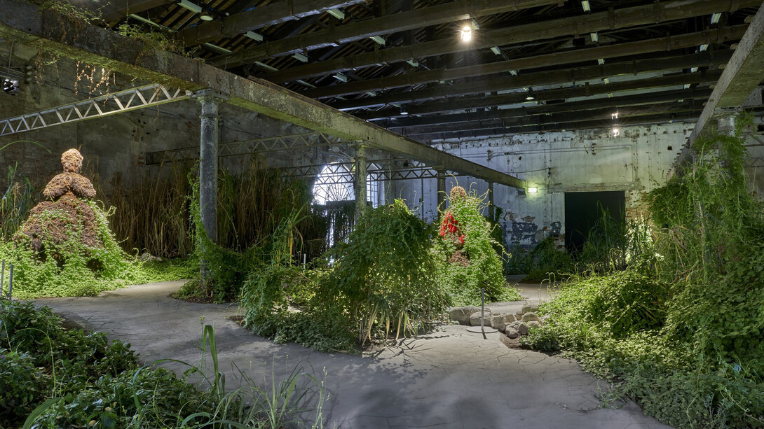 Precious Okoyomon, exhibition view. Courtesy of the artist, La Biennale di Venezia and Kunsthaus Bregenz. Photo by Clelia Cadamuro
