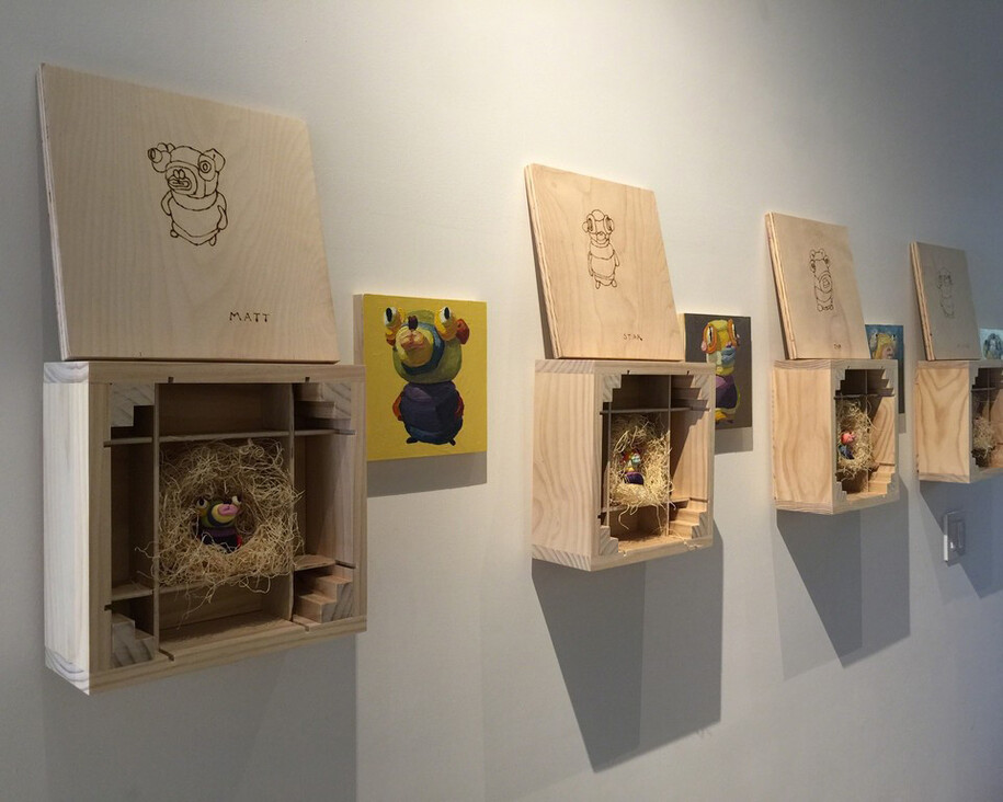 Wunderkammer, Exhibition view. Courtesy of Roodgallery