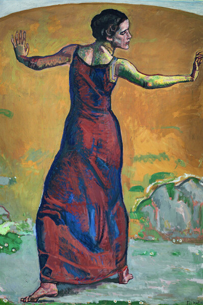 Ferdinand Hodler, Fröhliches Weib um 1911, Öl auf Leinwand, Leihgabe aus Privatbesitz
© Kunstmuseum Bern