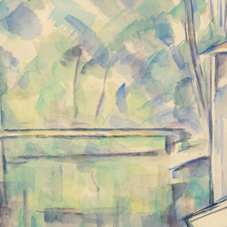 Paul Cézanne, Mühle am Fluss (Die Brücke von Maincy) 1904/05