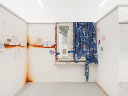 Marcin Dudek, exhibition view of Nest, Harlan Levey Projects, Brussels, 2026. Photo by Shivadas De Schrijver. Courtesy of the artist and Harlan Levey Projects