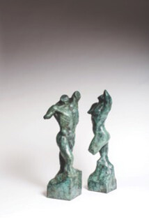 Ben Hooper, Male torso, female torso. Bronze, 2017. Courtesy of Gallery Different