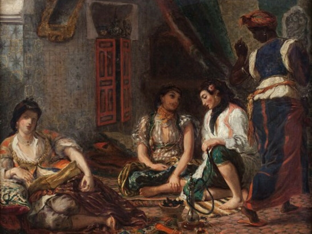 Henri Fantin-Latour, d’après Eugène Delacroix, Femmes d’Alger, huile sur toile © Musée du Louvre, Dist. RMNGrand Palais / Harry Bréjat