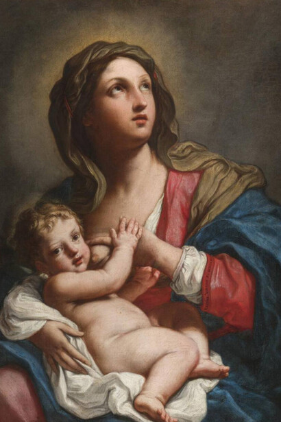Elisabetta Sirani, Nursing Madonna, 1663. Courtesy of Národní galerie Praha