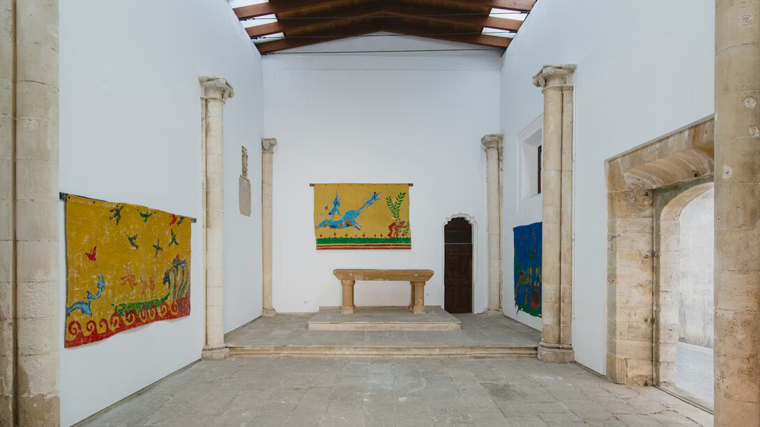 Sabrina Dufrasne, Un monde à part, vista de exhibición. Cortesía de la Galería Kewenig