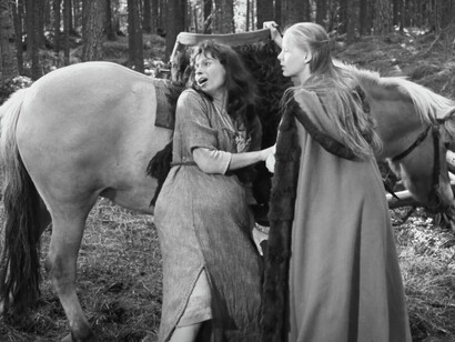 The plot of The Virgin Spring is based on the medieval Swedish ballad Töres Döttrar i Wänge, and its screenplay was adapted by Ulla Isaksson