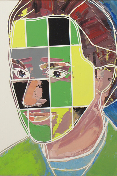 David Ben White, The Personification of an Ideal (Anni), 2014, Mixed media, 51 x 41 cm © David Ben White. Courtesy the artist and l’étrangère