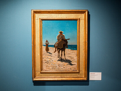 Stanislao Pointeau, a Tuscan Macchiaiolo of French descent, exhibition view. Courtesy of Gallerie degli Uffizi