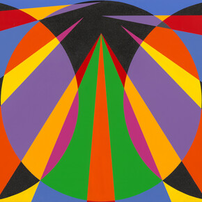 Rico Gatson, Untitled (astral black I), 2024. Courtesy of the artist and Miles McEnery Gallery