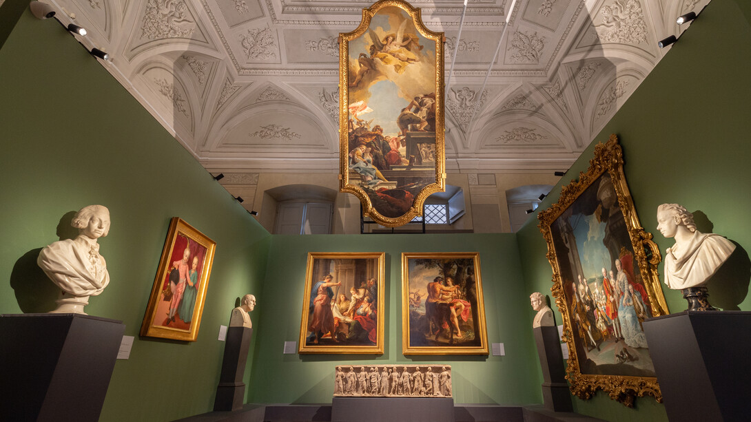 Firenze e l’Europa. Arti del settecento agli uffizi, vista della mostra. Per gentile concessione Gallerie degli Uffizi