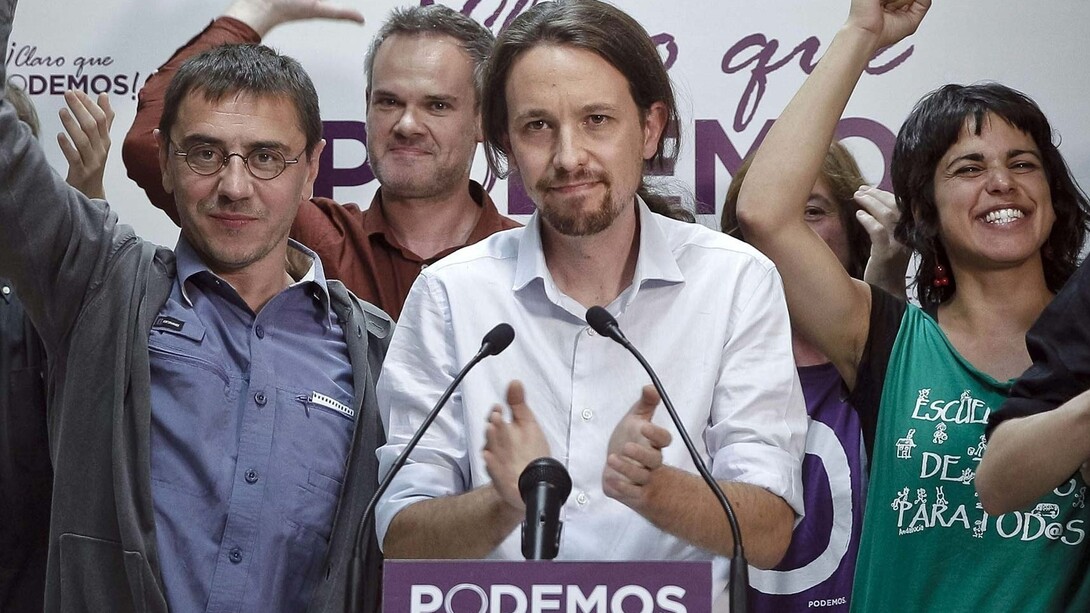 El lider de Podemos Pablo Iglesias