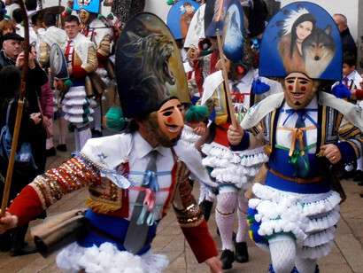 Laza (Ourense). Los peliqueiros