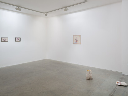 Neue Alt Brücke presents Anna Zacharoff, Thumb of the Diver, 2014, Vilma Gold, London, Installation View, Courtesy Vilma Gold, London
