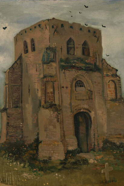Tower of the Old Church, by Vincent van Gogh, 1885