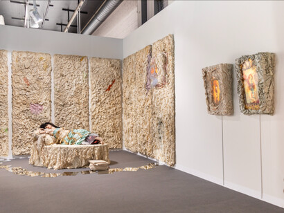 Colette Lumiere at Art Basel, Recently Discovered Ruins of a Dream, installation view. Courtesy of Company Gallery