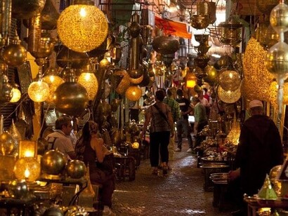 Souk in Marrakech