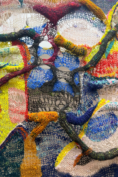 Channing Hansen, Becoming the thing measured (detail), 2026. Courtesy of Susan Inglett Gallery