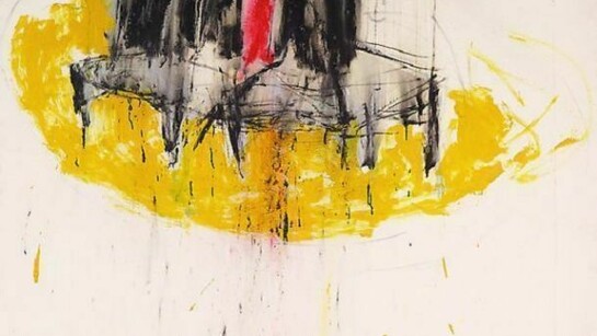 WM42 Walid El-Masri 'Chairs', 2007, Mixed Media on Canvas, 180 x 180 cm.