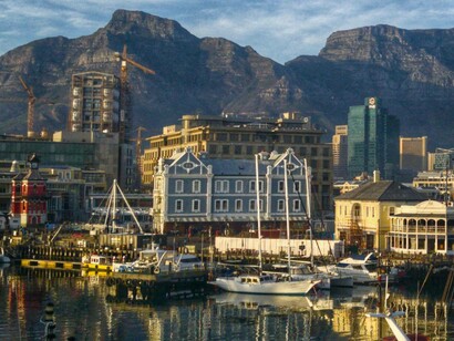 Pier view of Cape Town, South Africa