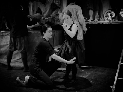 L’affettuosità e l’esperienza di Manu Lalli dietro le quinte di “Romeo e Giulietta”, 2012 © Michele Monasta
