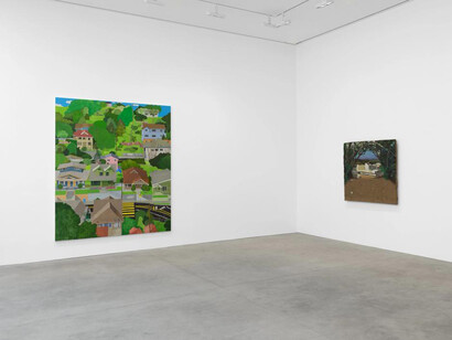 Various artists, California light and space (The 21st century version), exhibition view. Courtesy of David Zwirner Gallery