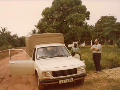 Strada in Guinea-Bissau, Africa occidentale