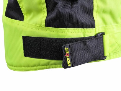 Parte inferior trasera de una chaqueta