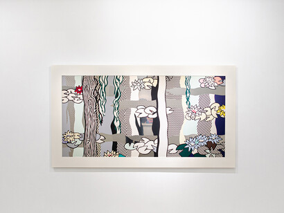 Donald Sultan, In bloom, exhibition view. Courtesy of David Benrimon Fine Art