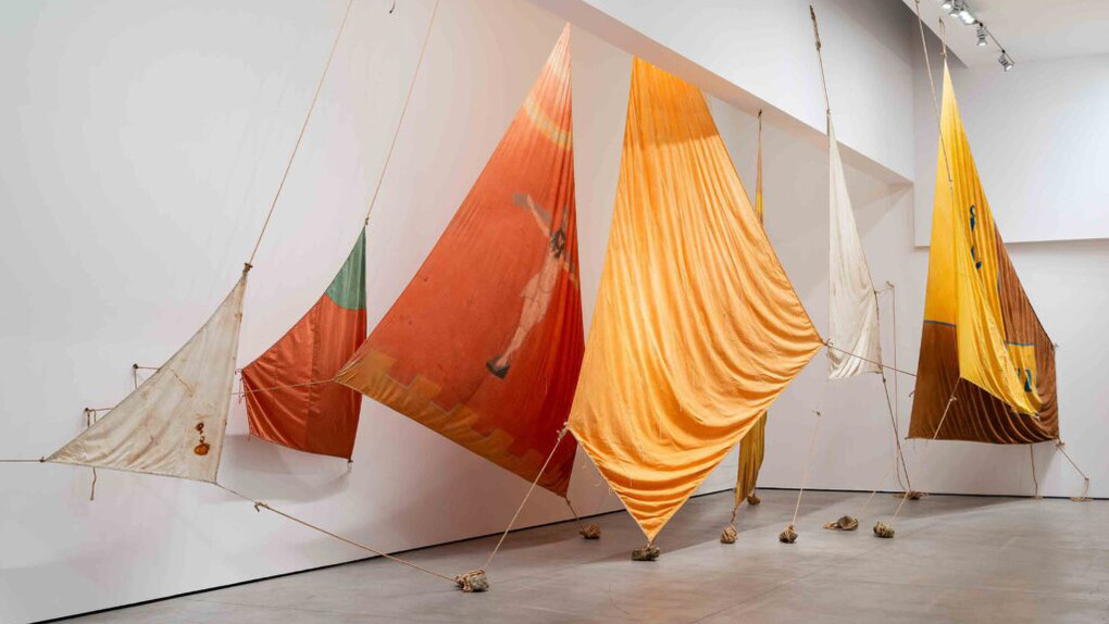 Jannis Kounellis, Labyrinth without walls, exhibition view. Courtesy of Es Baluard Museu d'Art Contemporani de Palma