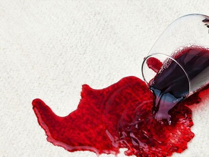 Wine spilling on a tablecloth could be traumatic and remain in the memory forever