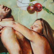 "L'abbandono di Adamo ed Eva" Jara Marzulli, dettaglio