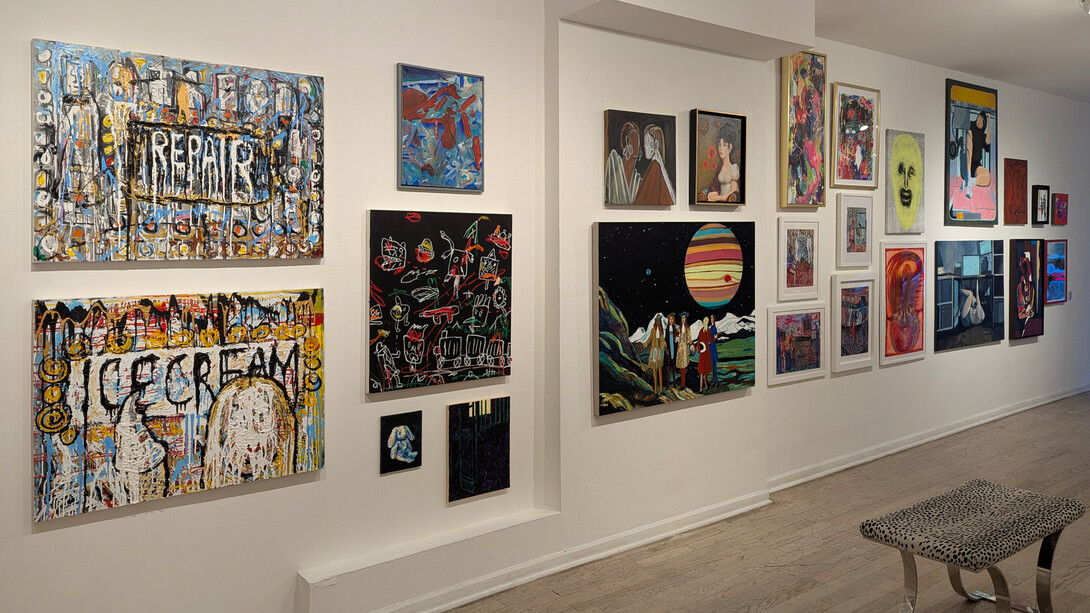 Various artists, The emotive power of color, exhibition view. Courtesy of Van
Der Plas Gallery