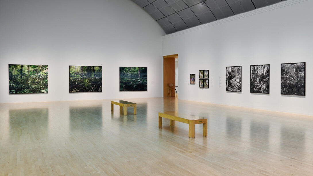 Pao Houa Her, The imaginative landscape, exhibition view. Courtesy of San José Museum of Art
