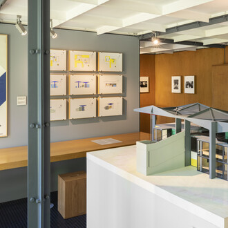 Costruire il potere, vista dell’esposizione. Cortesia del Museum für Gestaltung