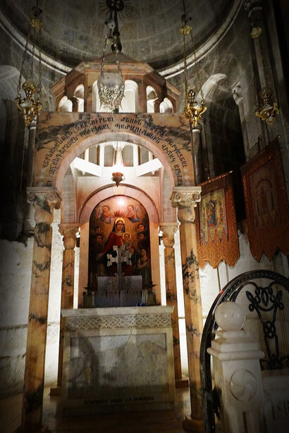 Die Kapelle des Gewandabschieds in der Grabeskirche