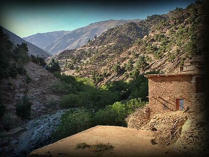 Scenic view in Al Haouz, Morocco 