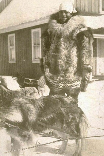 Jack London nel Klondike durante la febbre dell'oro  
