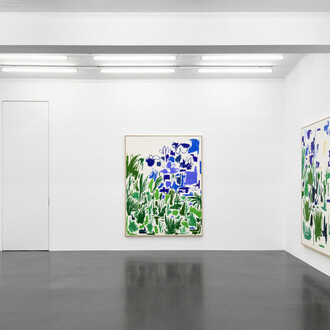 Andi Fischer, Enorm viele Vögel fliegen, Ausstellungsansicht. Mit freundlicher Genehmigung von Sies + Höke