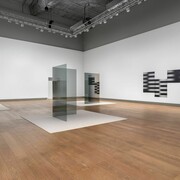 Larry Bell, Works from the 1970s, exhibition view. Courtesy of Hauser & Wirth Gallery