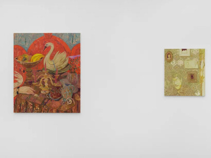 Rusudan Khizanishvili, Double exposure, exhibition view. Courtesy of Kornfeld Galerie