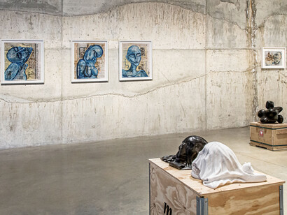 Ida Pisani, Closed eyes can see, exhibition view. Courtesy of Prometeo Gallery