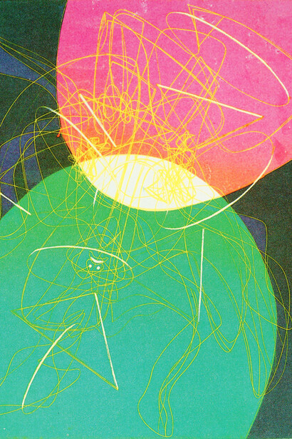 S. William Hayter - Chinese circus, 1976