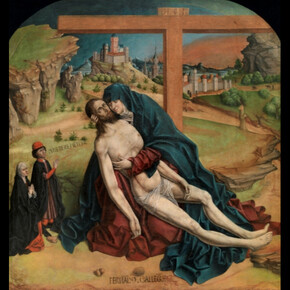 La Piedad
1465 - 1470. Técnica mixta sobre tabla de madera de pino, 118 x 111 cm.
