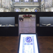 La grande sala. Giorgio Vasari per Cosimo I de’ Medici, vista della mostra. Per gentile concessione della Fondazione MUS.E